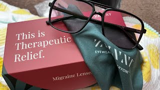 Zenni review on migraine Lens and Night Vision Lens [upl. by Namreg]