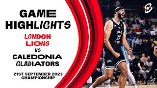 London Lions vs Caledonia Gladiators  Game Highlights [upl. by Henrieta715]