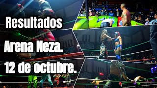 Resultados Arena Neza 12 de Octubre [upl. by Yendic]