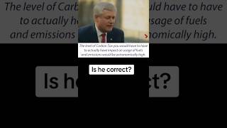 Stephen Harper On Carbon Tax latestnews Stephenharper [upl. by Fem]