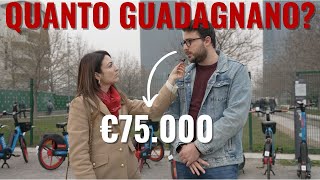 Quanto GUADAGNANO gli Italiani nel 2024 Milano  Piazza Gae Aulenti [upl. by Warchaw293]