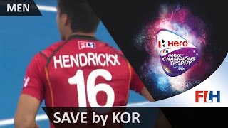 BEL 02 KOR Hendrickx and Belgium denied again by Korea and Doopyo Hong HCT2016 [upl. by Kyrstin]