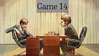 World Chess Championship 1972 Spassky vs Fischer game 14 [upl. by Hernardo]