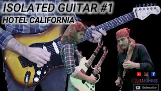 Isolated Guitar 1 Hotel California  Eagles  cut by copyrights content [upl. by Mcnally]