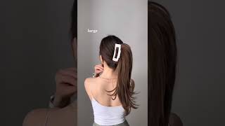 Claw clip hairstyles✨hairstyle subscribe clawcliphairstyle ytshorts ytviral trendingsubscribe [upl. by Elwina]