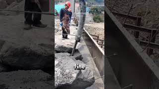 SelfCompacting Concrete Filling Formworks 😍 shorts [upl. by Anet55]