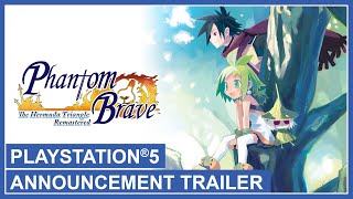 Phantom Brave The Hermuda Triangle Remastered  PS5 Announcement Trailer [upl. by Fidelas]