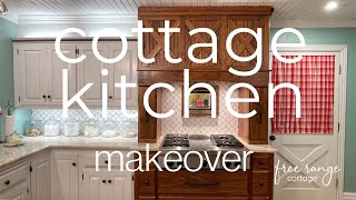 Before amp After Kitchen Renovation Farmhouse Kitchen Tour [upl. by Merola]