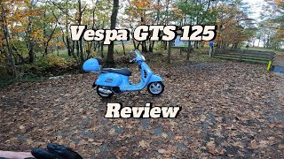 Vespa GTS 125 0100 060 acceleration and topspeed run S1E371 [upl. by Scarlett67]