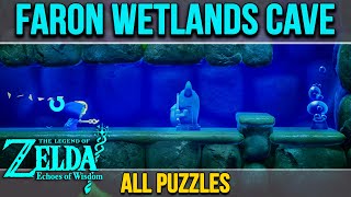 Faron Wetlands Cave All Puzzles Zelda Echoes of Wisdom [upl. by Vaden]