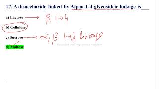 TestCarbohydrates amp Lipids Discussion by MJSChemistry with MJSppsckppscFpsc [upl. by Hurlee]