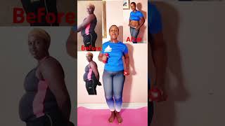 Before and after belly fat loss absworkout foryou fitness weightlossbellyfatloss trendingvideo [upl. by Elum]