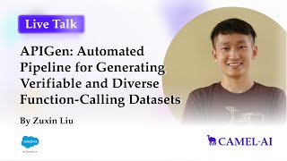 APIGen Automated Pipeline for Generating Verifiable and Diverse FunctionCalling Datasets [upl. by Lucias]