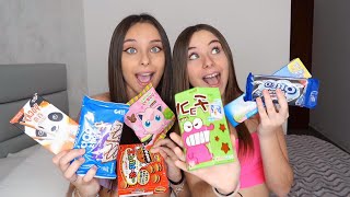 PROBANDO DULCES JAPONESES CON MI HERMANA🤮 [upl. by Sidoma]