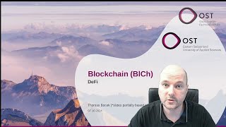 Blockchain Lecture  DeFi [upl. by Trebmer]