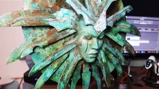 Corroding Brass  Verdigris Patination Techniques [upl. by Rhodie]