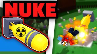 NUKE Roblox FUNNY MOMENTS  Build a Boat for Treasure [upl. by Marsiella]