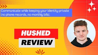 Hushed Review Demo  Tutorial I Call and text anonymously with your own Hushed phone number [upl. by Lorne461]