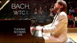 Bach WTC I WellTempered Clavier Book 1 Complete Live Performance  Thomas Schwan piano [upl. by Lukey]