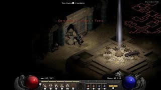 Diablo II Resurrected Duriel act 2 Boss solo method [upl. by Irafat539]