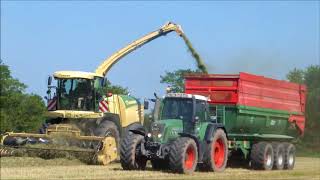 Ensilage de raygrass 2018 ensileuse krone [upl. by Alic481]