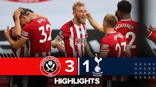 Sheffield United 31 Tottenham Hotspur  Premier League Highlights  Sander Berge nets against Spurs [upl. by Nelg]