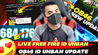 4 Sep OB46 All ID Unban  How To Unsuspend Free Fire id 2024  How to Recover Suspended Account [upl. by Annailuj]