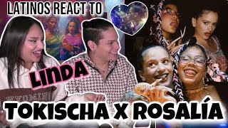 LATINOS react to Tokischa x ROSALÍA  Linda Official Video REACTION [upl. by Schiffman818]