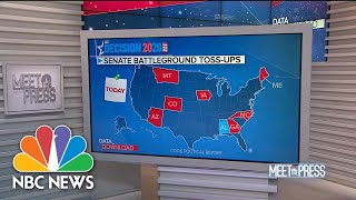 Senate Races Move To TossUp Rating As Democrats Chances Improve  Meet The Press  NBC News [upl. by Ijat]