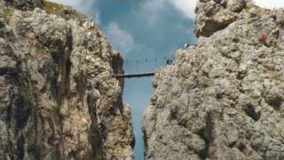 Pisciadu Klettersteig  Ferrata Dolomiten FullHD [upl. by Medarda334]