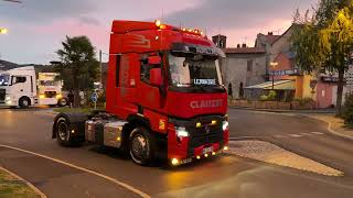 Défilé de camion dans le cadre du Show Truck à Langeac pour SOS Préma [upl. by Ifar22]