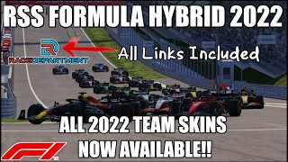 RSS Formula Hybrid 2022  All Team Skins  Links in Description [upl. by Rendrag]