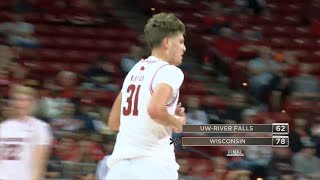 Wisconsin takes down UWRiver Falls in exhibition game [upl. by Ginger]