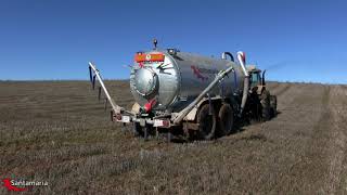 Cisterna 2 ejes 18000L con localizador trasero por mangueras  Santamaría [upl. by Nolly]