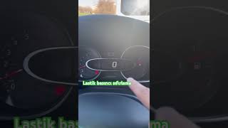 Renault Clio Lastik Basıncı Nasıl Sıfırlanır [upl. by Lise852]