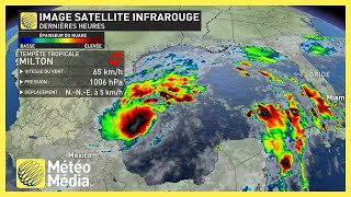 Tempête Milton  la Floride dans la mire encore une fois [upl. by Auohc122]