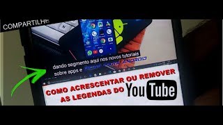 COMO TIRAR LEGENDA DO YOUTUBE [upl. by Older]