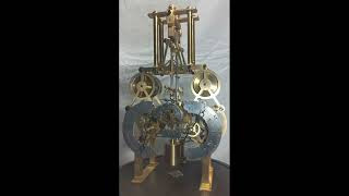 Double Pendulum Skeleton Clock [upl. by Doroteya]