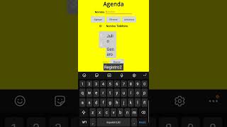 Agenda parte 1 App hecha con app inventor [upl. by Ierbua]