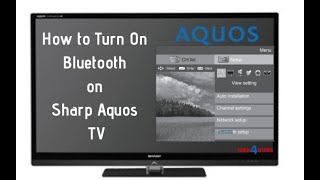 How to turn on Bluetooth on Sharp Aquos TV [upl. by Davenport169]