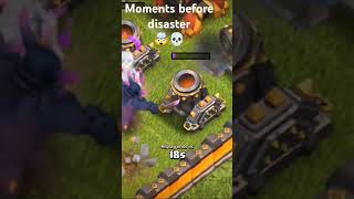 Moments before disaster☠️ Pekka edit 🥶 coc🥵 clashofclans hitechgaming gaming momentsbeforedisas [upl. by Alyss]