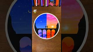 A starry sky draw 🌙 trending art drawing shortvideo viralshorts [upl. by Longfellow]