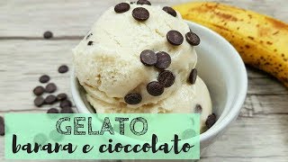 GELATO BANANA e CIOCCOLATO VELOCISSIMO  Ricetta  SugarDany [upl. by Peta876]