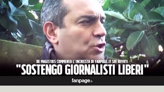 Inchiesta Fanpage sui rifiuti De Magistris quotFatti gravissimi sostegno al giornalismo liberoquot [upl. by Darum149]