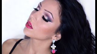 PromParty  Soft Lilac Makeup Tutorial  Special Guest [upl. by Jolynn179]