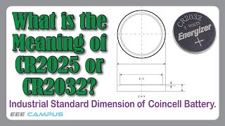 CR2032 vs CR2025 Meaning of CR2032 Coin Cell Battery CR2032Explained CR2025 LiR2032 BR2032 [upl. by Aserehc]