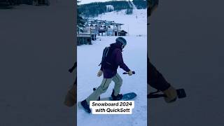 Snowboard 2024 with QuickSett  snowboarding new snowboard snow [upl. by Nairim227]