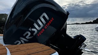 All new Parsun 40hp 4 stroke EFI outboard engine review [upl. by Sukramal]