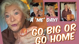 A Day for ME GRWM and How to Do a Lymphatic Drain Big Jewelry Big Bag Fashion and More Over 60 [upl. by Atikkin]