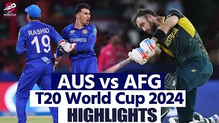 AUS vs AFG T20 World Cup 2024 Highlights Australia vs Afghanistan T20 World Cup Full Highlights [upl. by Ekud]